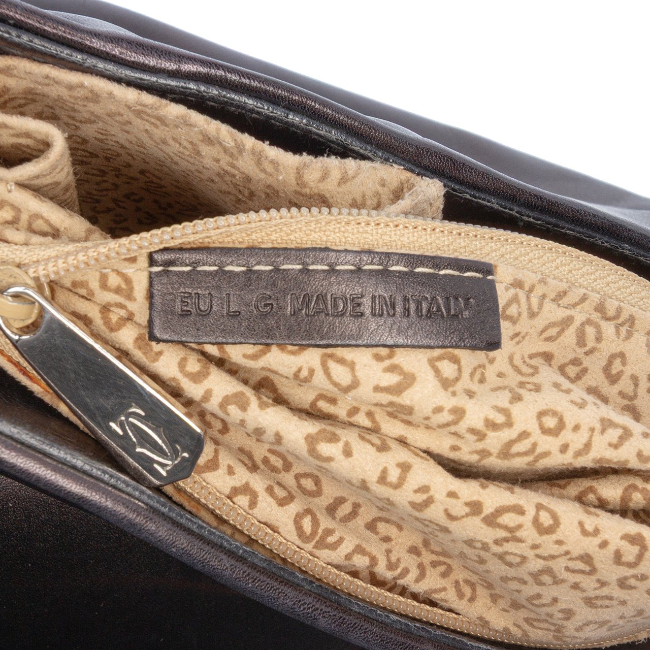 Cartier Leather Panthere Shoulder Bag Bruin