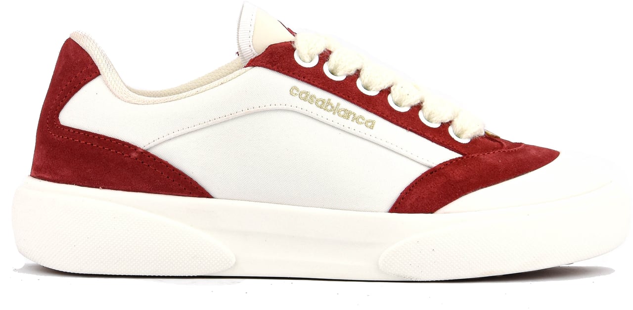 Casablanca Del Mar Sneaker White Red Wit