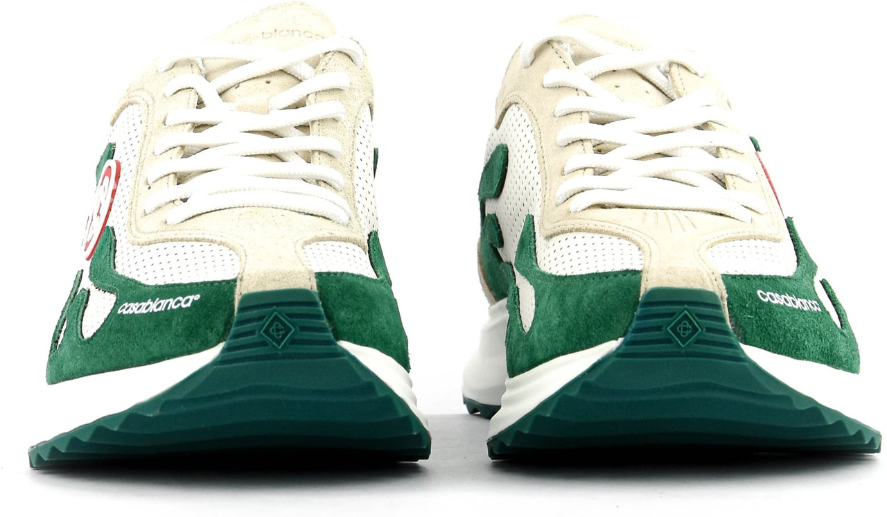 Casablanca Stade Sneaker Green White Groen