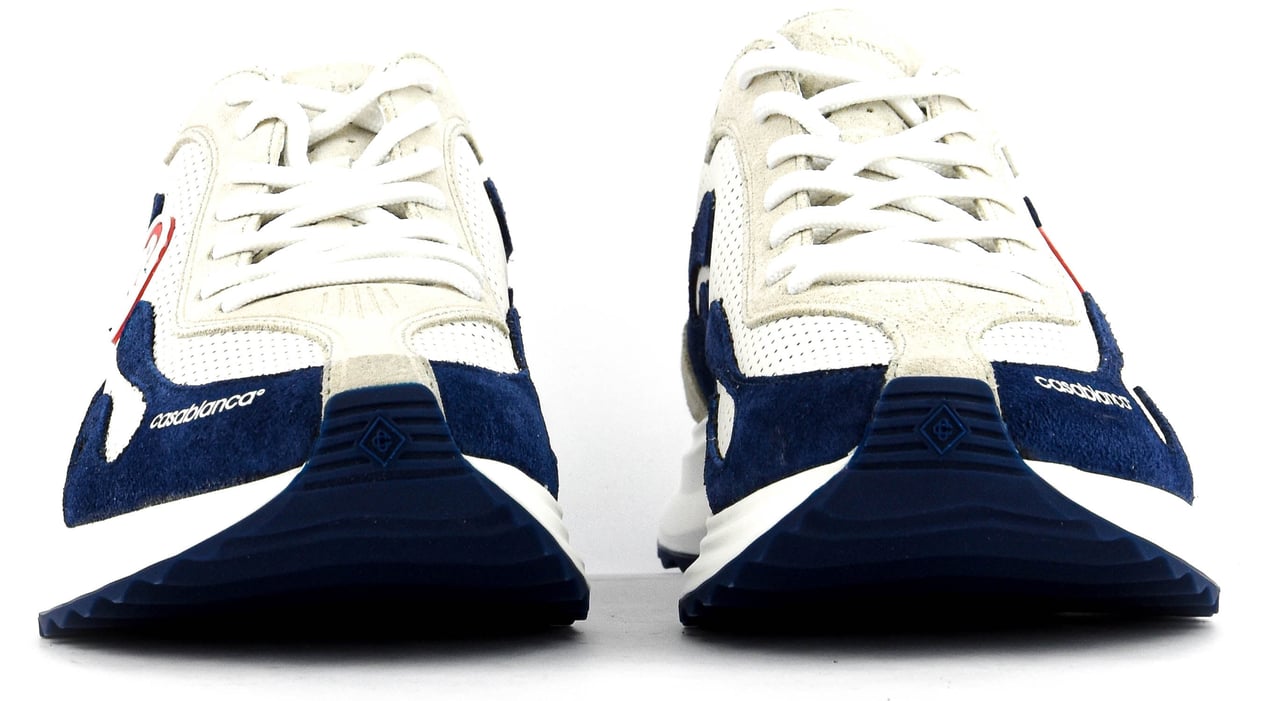 Casablanca Stade Sneaker Navy White Blauw