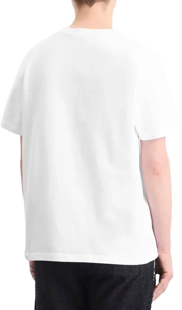 Casablanca Heren Tennis Club Icon T-Shirt Wit Wit