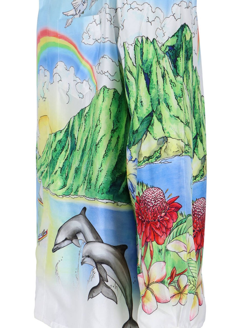Casablanca "Aloha" Shirt Multicolor Divers