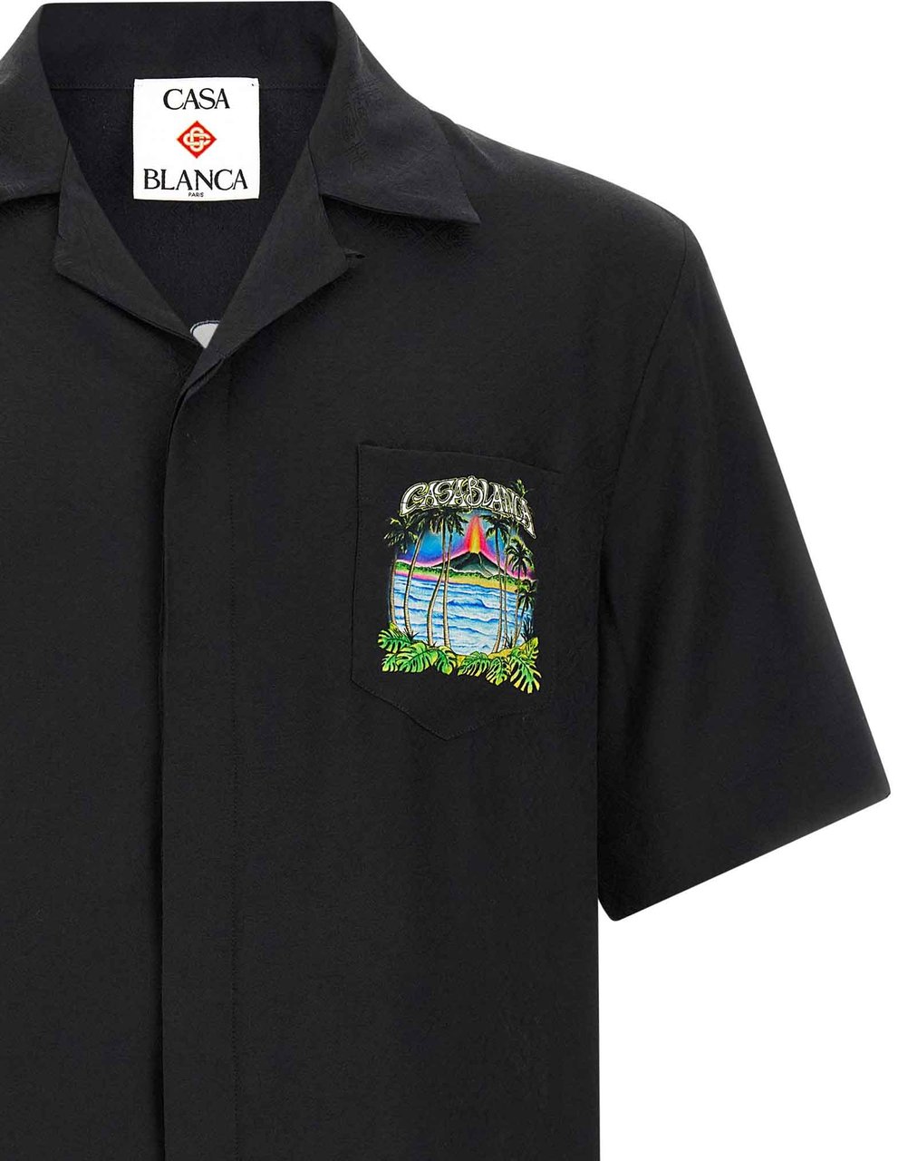 Casablanca Black Silk Blouse Zwart