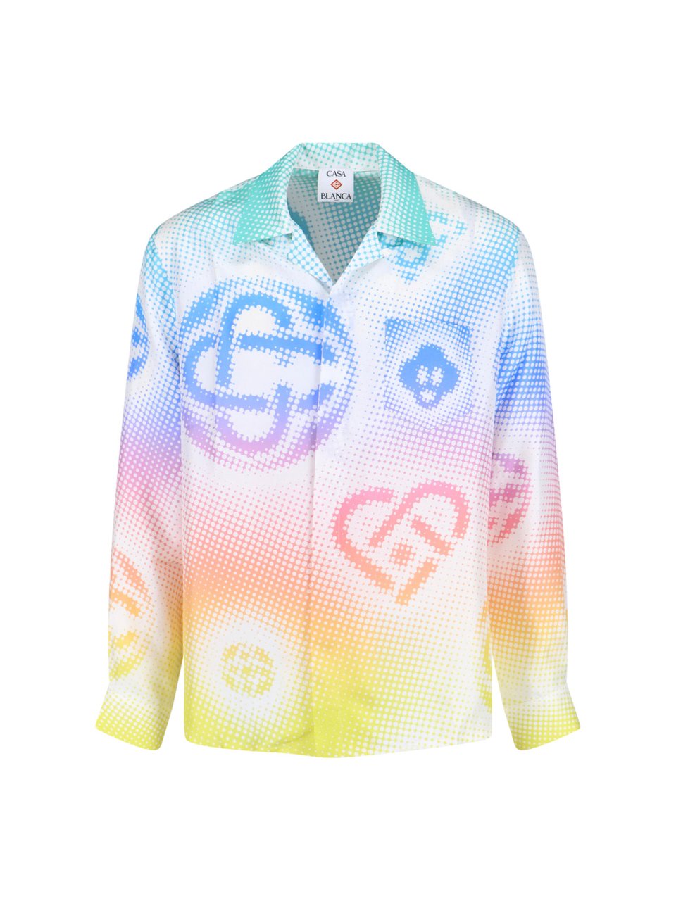 Casablanca "Halftone Logo" Shirt Multicolor Divers