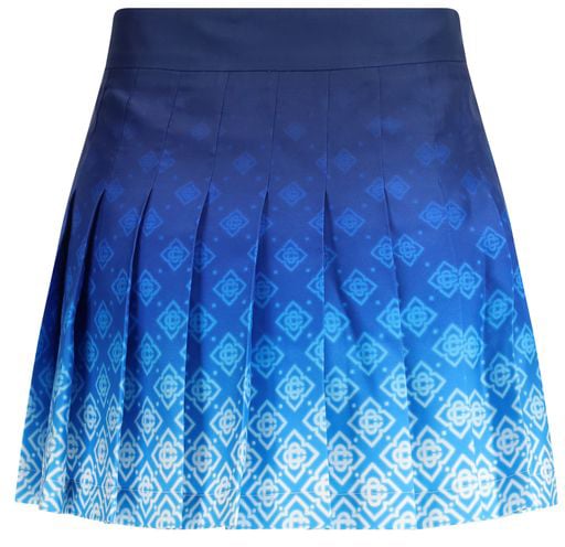 Casablanca Blue Silk Mini Skirt Blauw