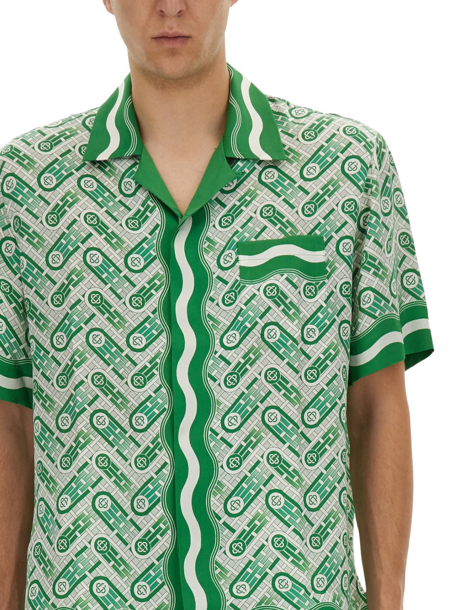 Casablanca SHORT-SLEEVED SHIRT Groen