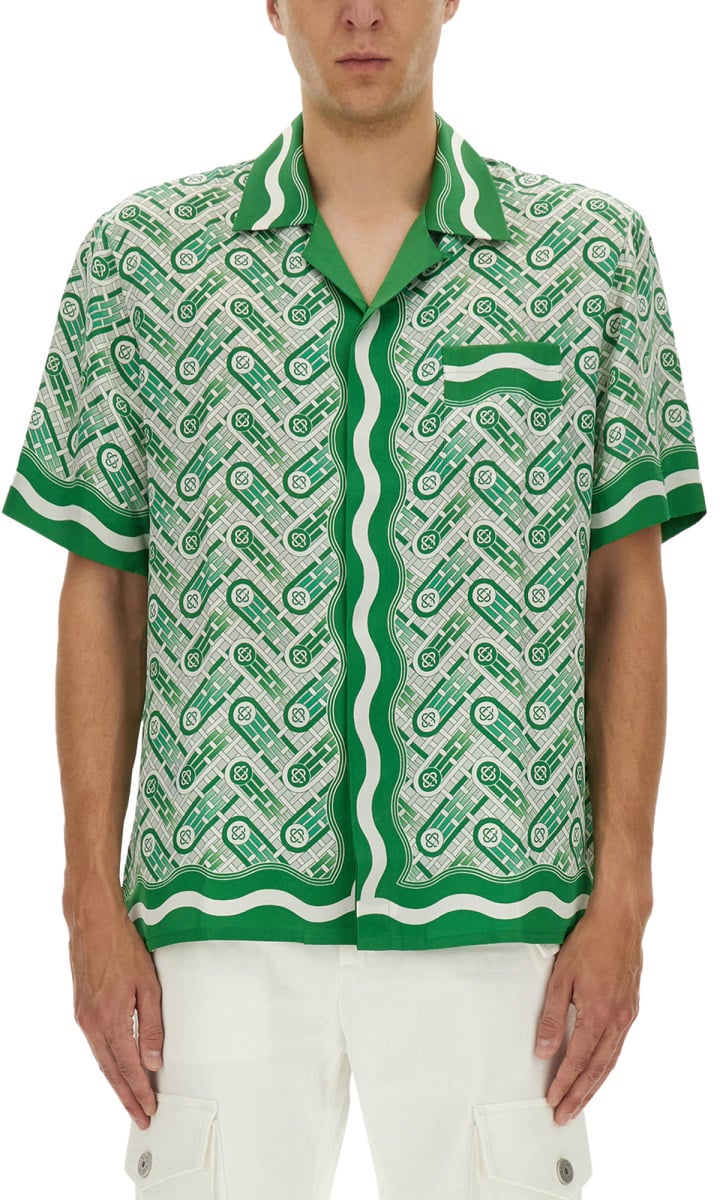 Casablanca SHORT-SLEEVED SHIRT Groen