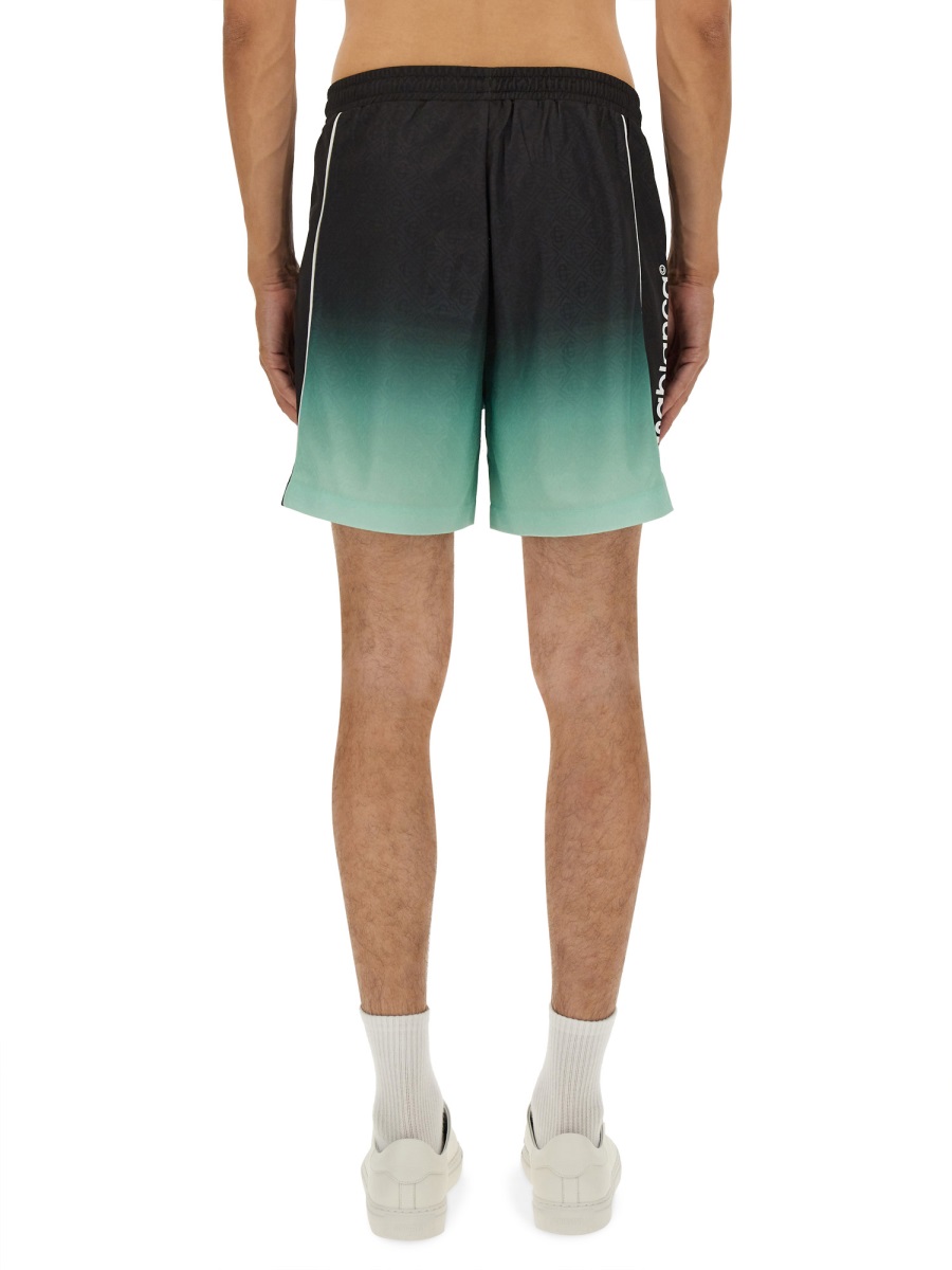 Casablanca JACQUARD FOOTBALL SHORTS Groen