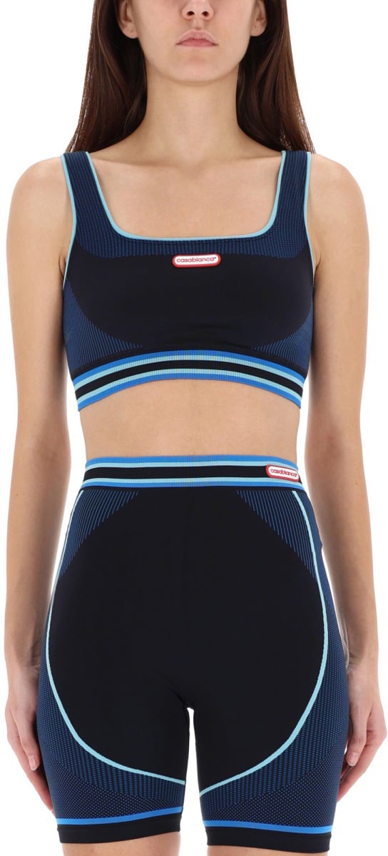 Casablanca SEAMLESS BRALETTE Blauw