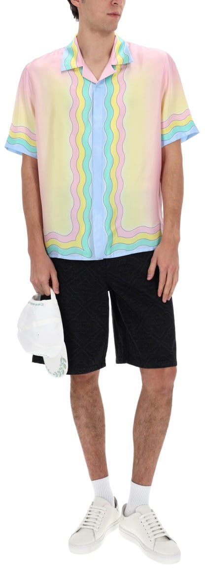 Casablanca SHORTS "LASER MONOGRAM" Zwart