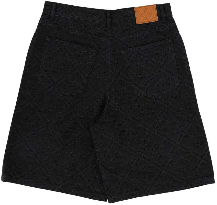 Casablanca SHORTS "LASER MONOGRAM" Zwart