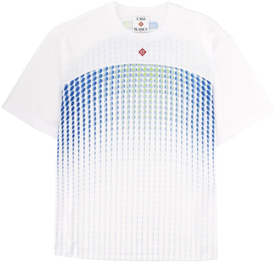 Casablanca T-SHIRT WITH PRINT Wit