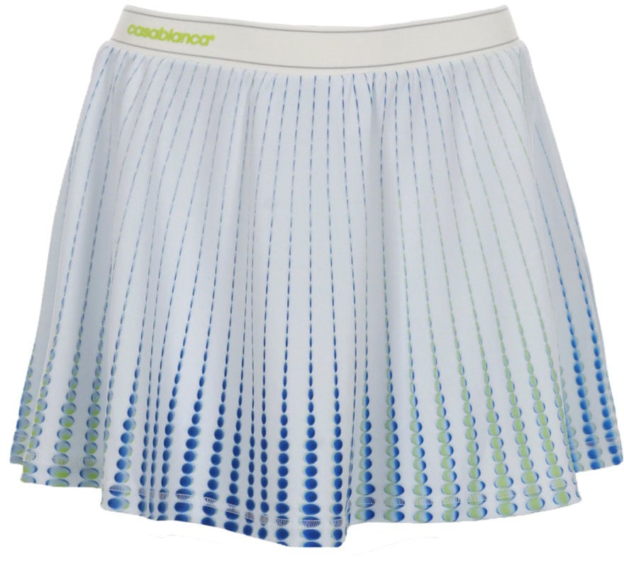 Casablanca MINIGONNA CON STAMPA "GRADIENT" Wit