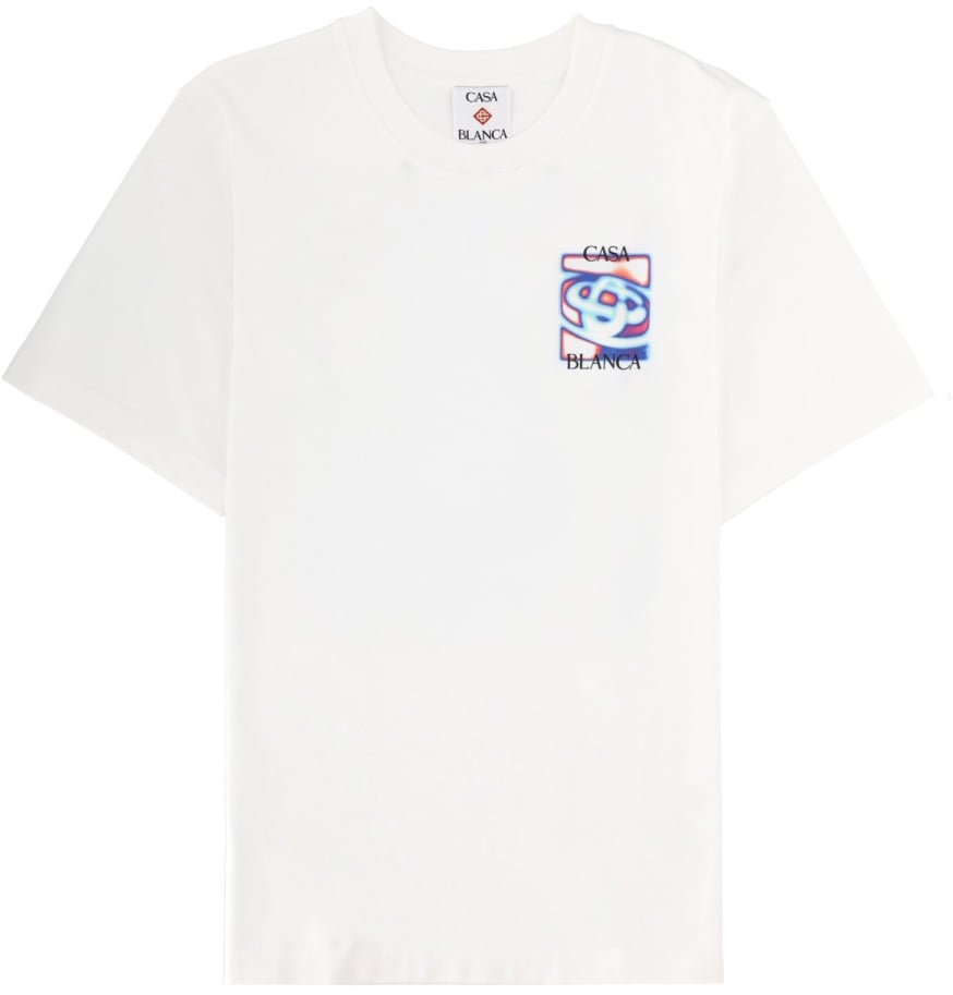 Casablanca T-SHIRT WITH PRINT Wit
