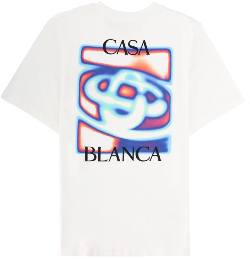 Casablanca T-SHIRT WITH PRINT Wit