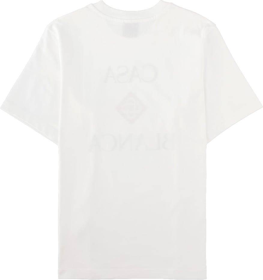 Casablanca T-SHIRT CON STAMPA Wit
