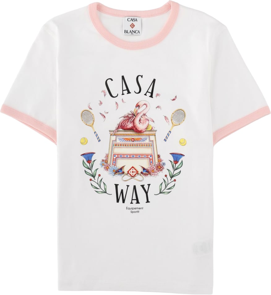 Casablanca T-SHIRT "CASA WAY" Wit