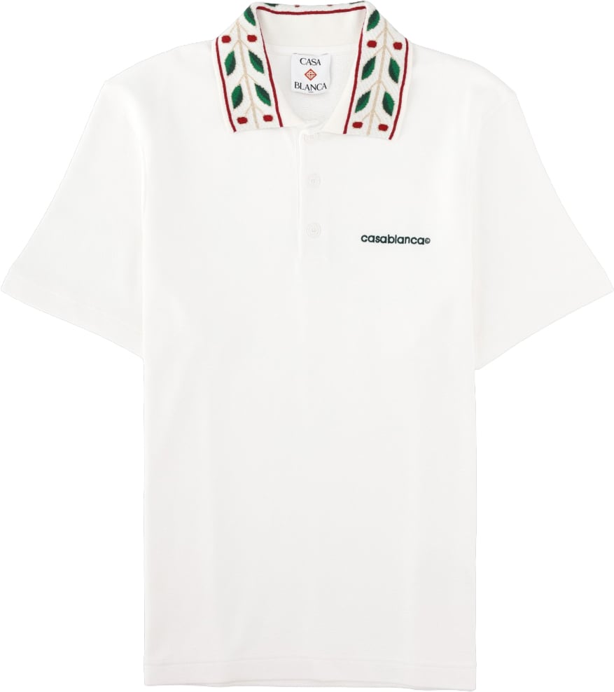 Casablanca POLO "LAUREL" Wit