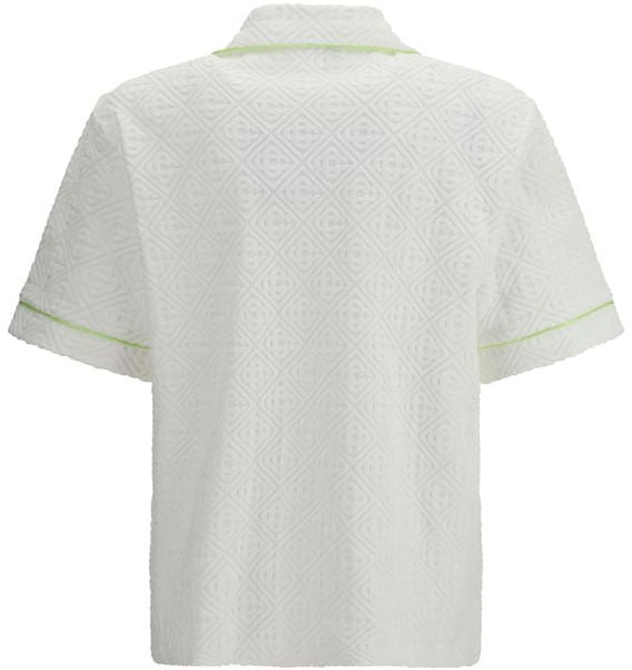 Casablanca White Cotton Dress Shirt Wit