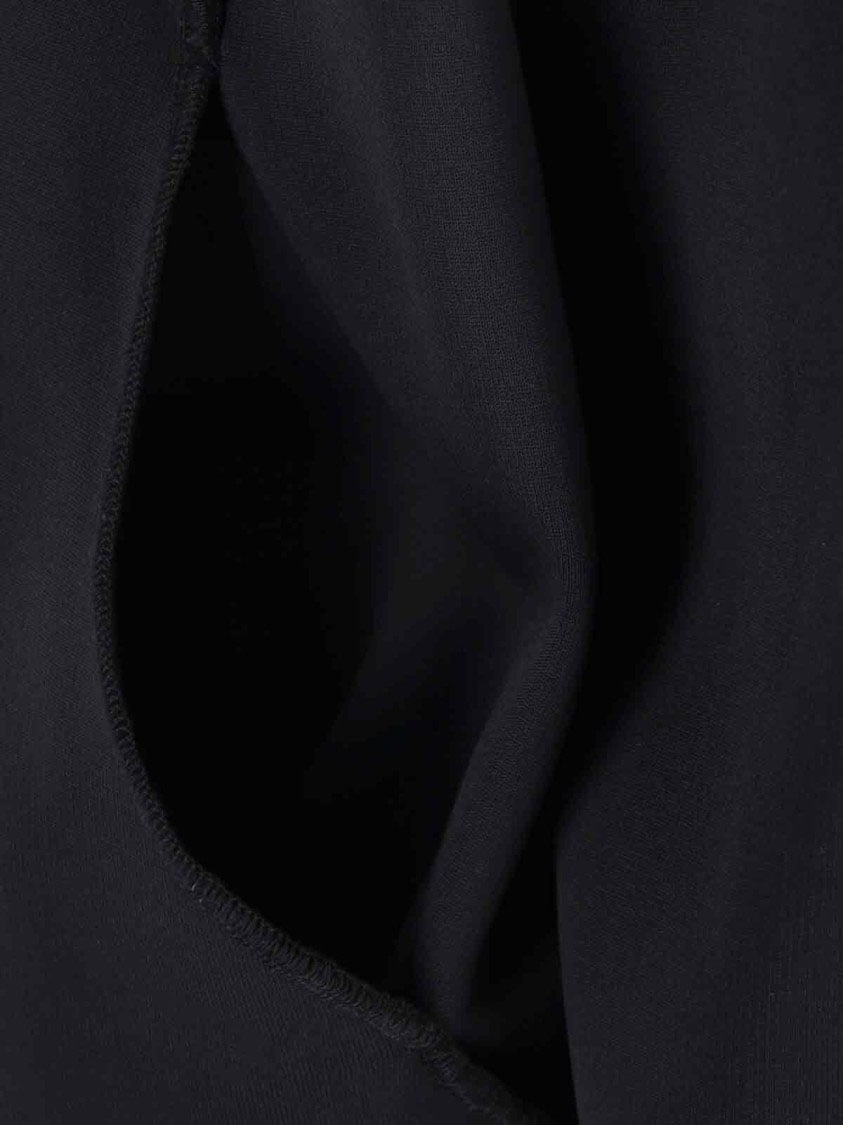 Casablanca Classic Black Sweater With Round Neckline And Timeless Fit Zwart