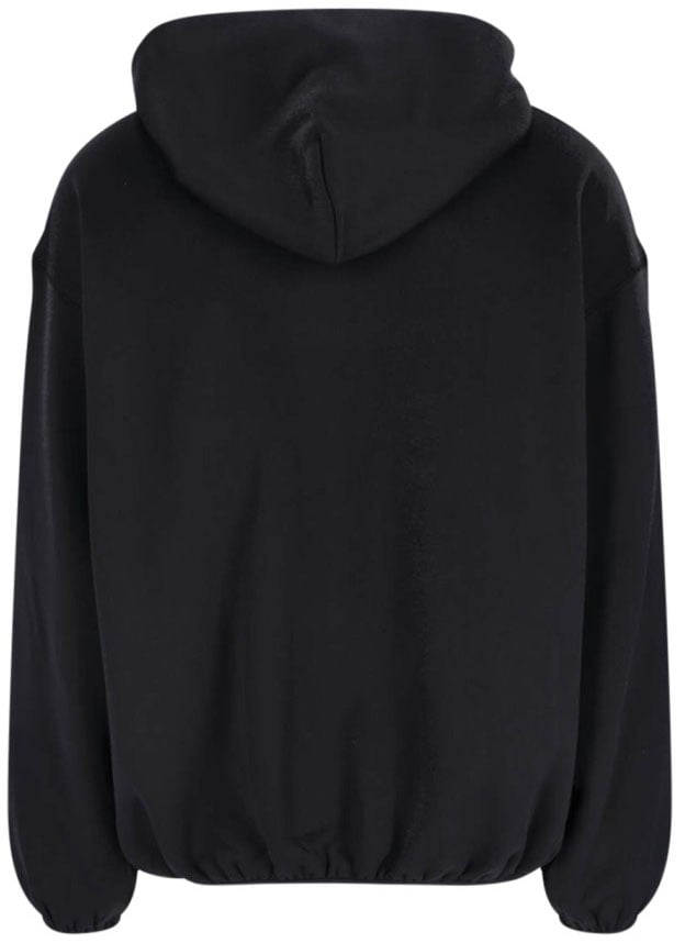 Casablanca Classic Black Sweater With Round Neckline And Timeless Fit Zwart