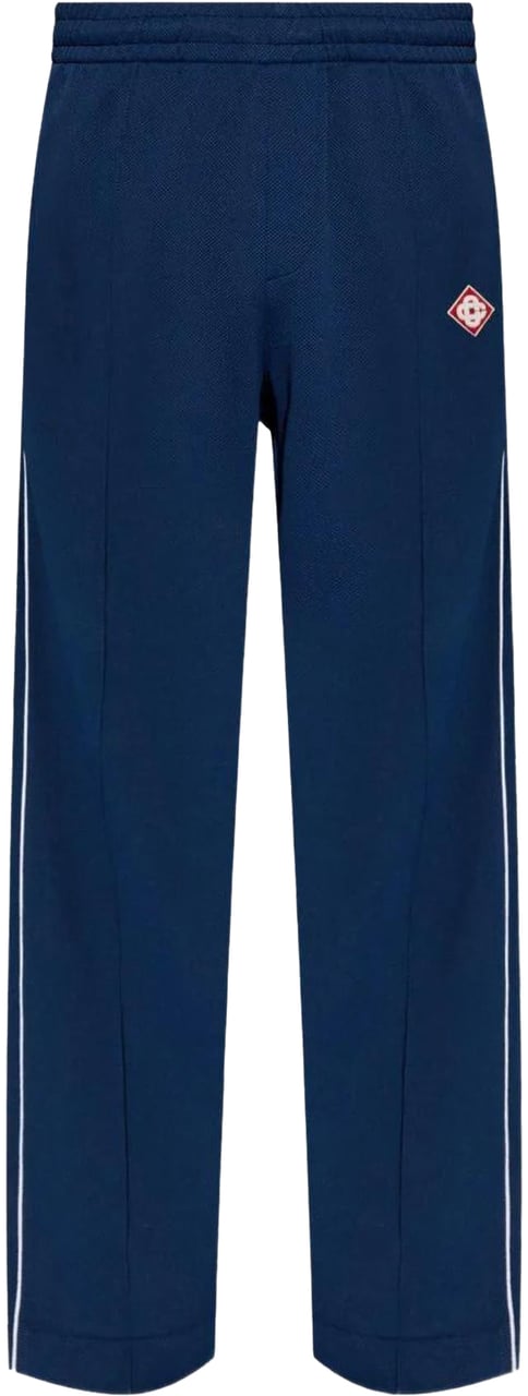 Casablanca Heren Round Pique Track Pants Blauw Blauw