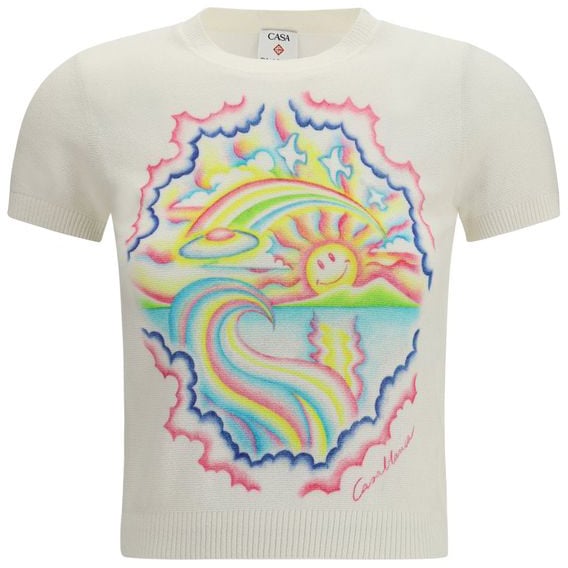 Casablanca Casablanca Multicolor Cotton T-Shirt Divers