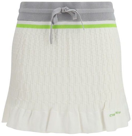 Casablanca Casablanca White Cotton Mini Skirt Wit