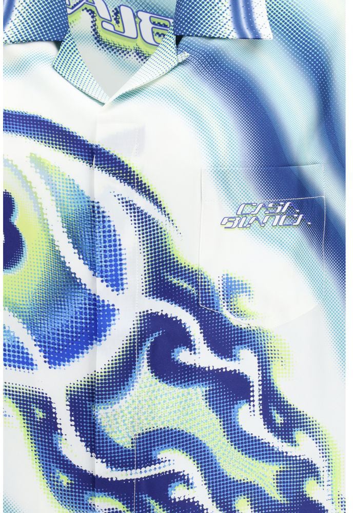 Casablanca Casablanca Multicolor Silk Dress Shirt Divers