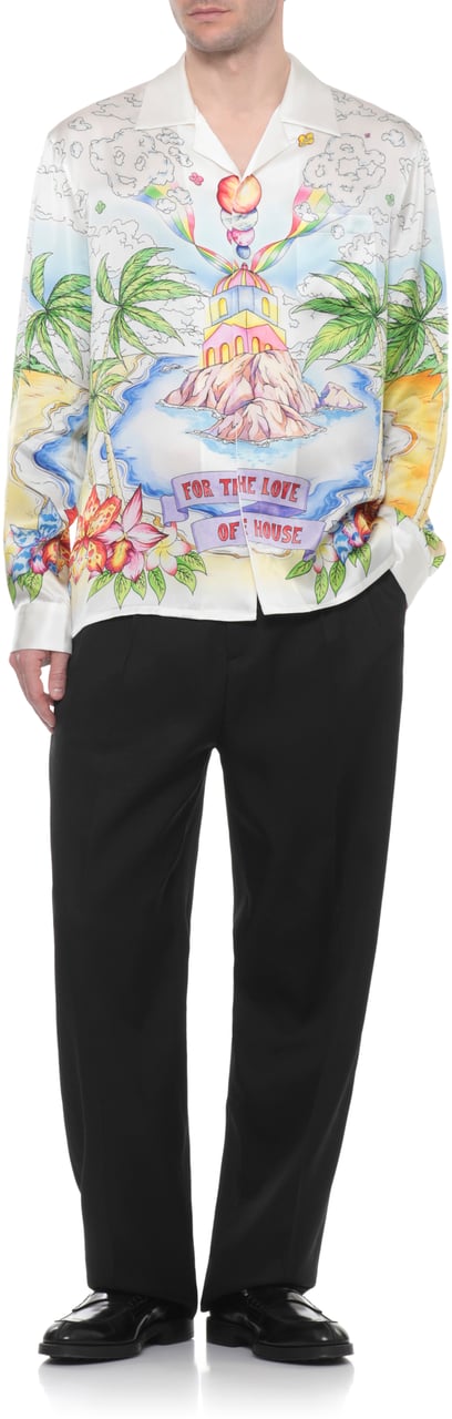Casablanca Shirts Ivory Wit