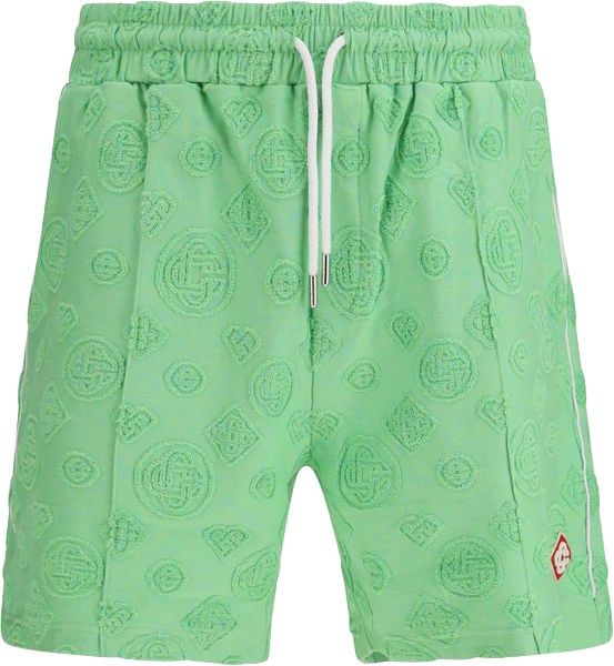 Casablanca Casablanca Bicolor Cotton Bermuda Shorts Divers