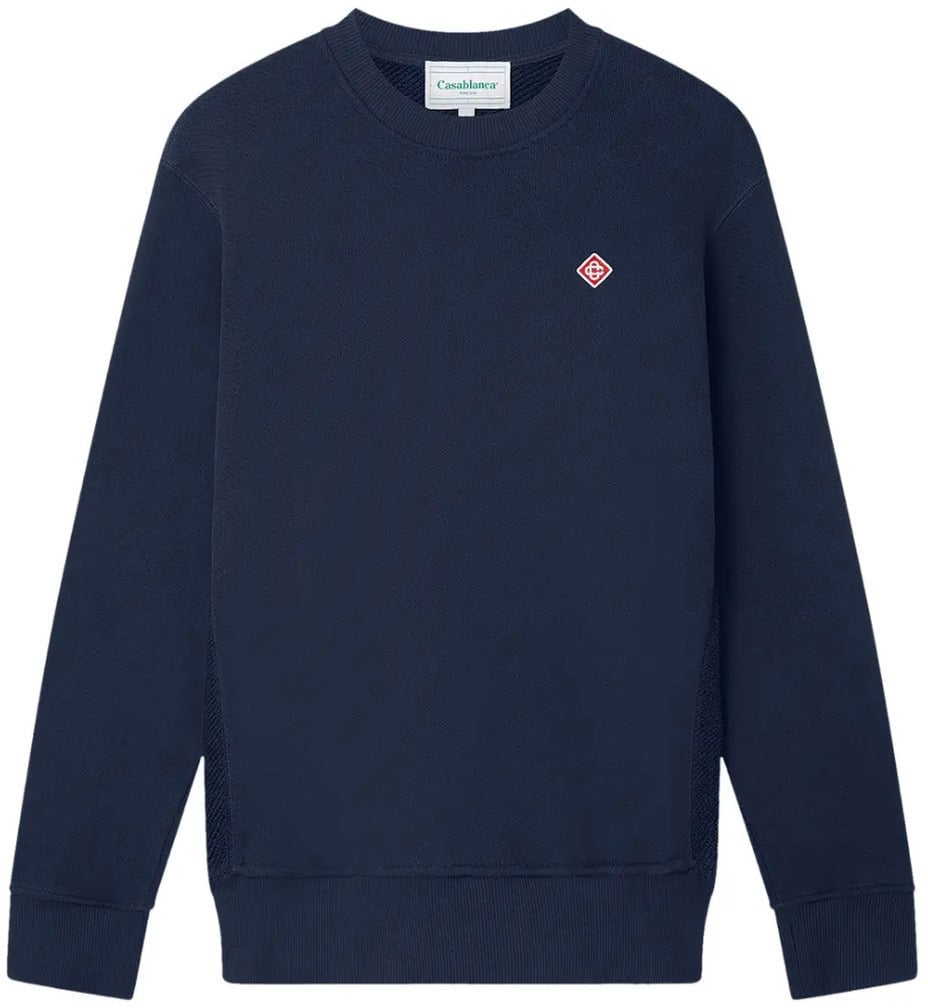 Casablanca Casablanca Cotton Sweatshirt Navy Blauw