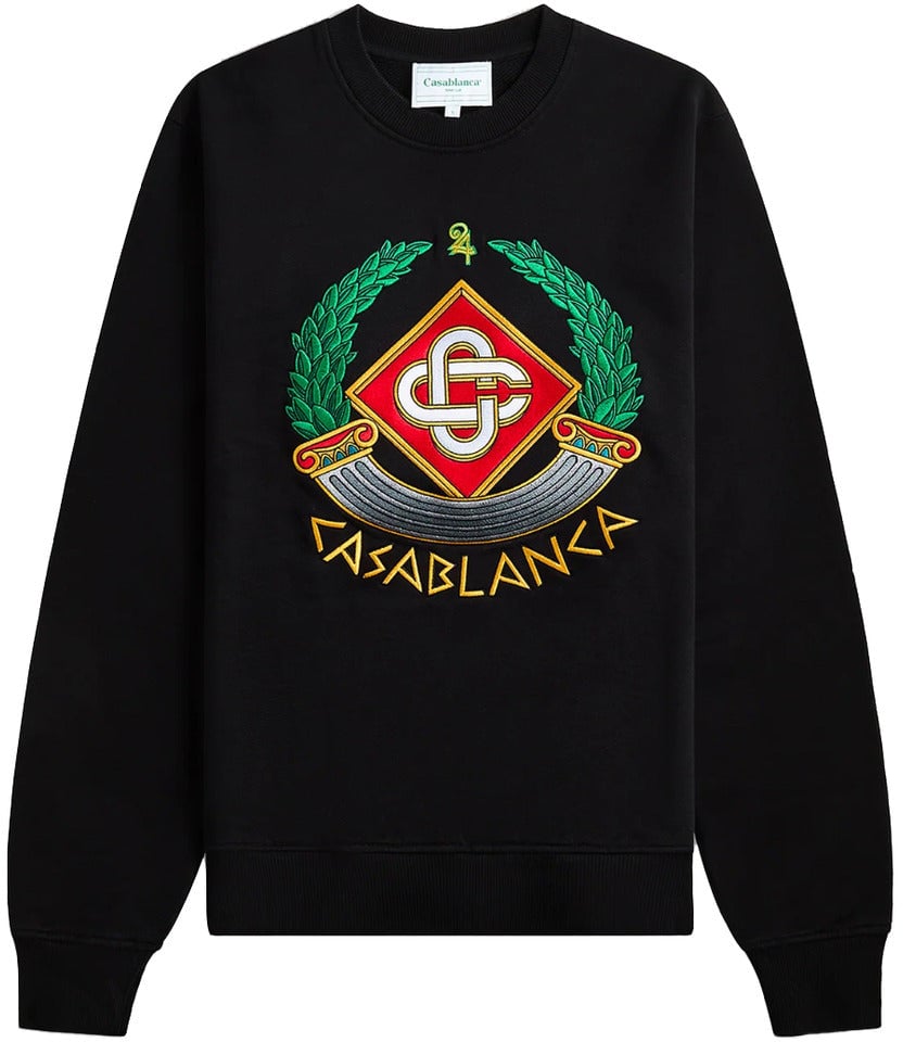 Casablanca Casablanca Cotton Sweatshirt Black Zwart