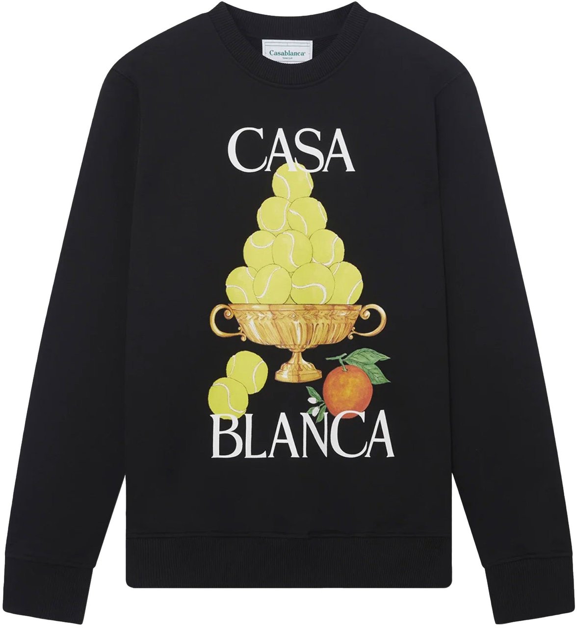 Casablanca le triomphe de tennis printed Zwart