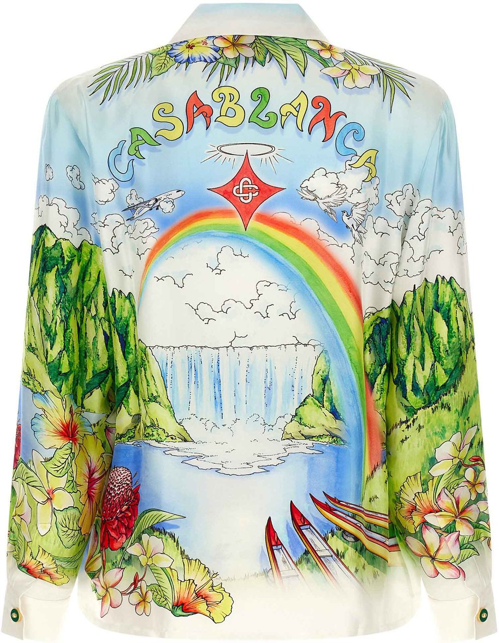 Casablanca "Aloha" Shirt Multicolor Divers