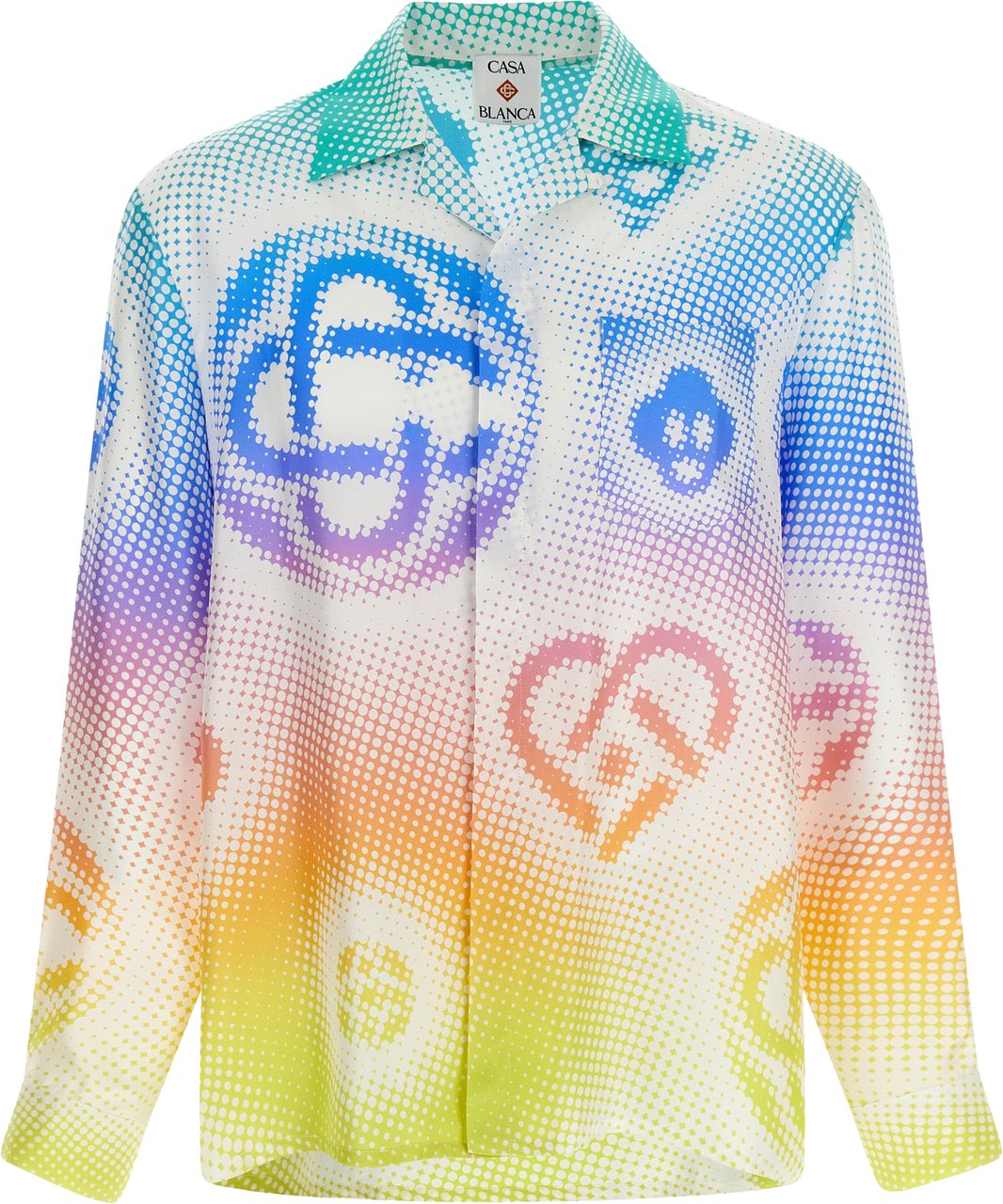 Casablanca "Halftone Logo" Shirt Multicolor Divers