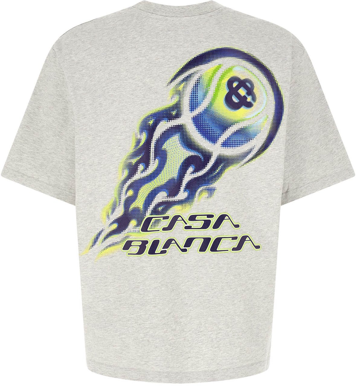 Casablanca Gray Organic Cotton T-Shirt Grijs