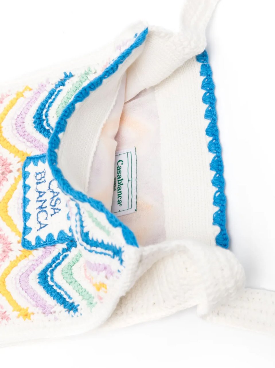 Casablanca Mini Gradient Wave Crochet Crossbody Bag Divers