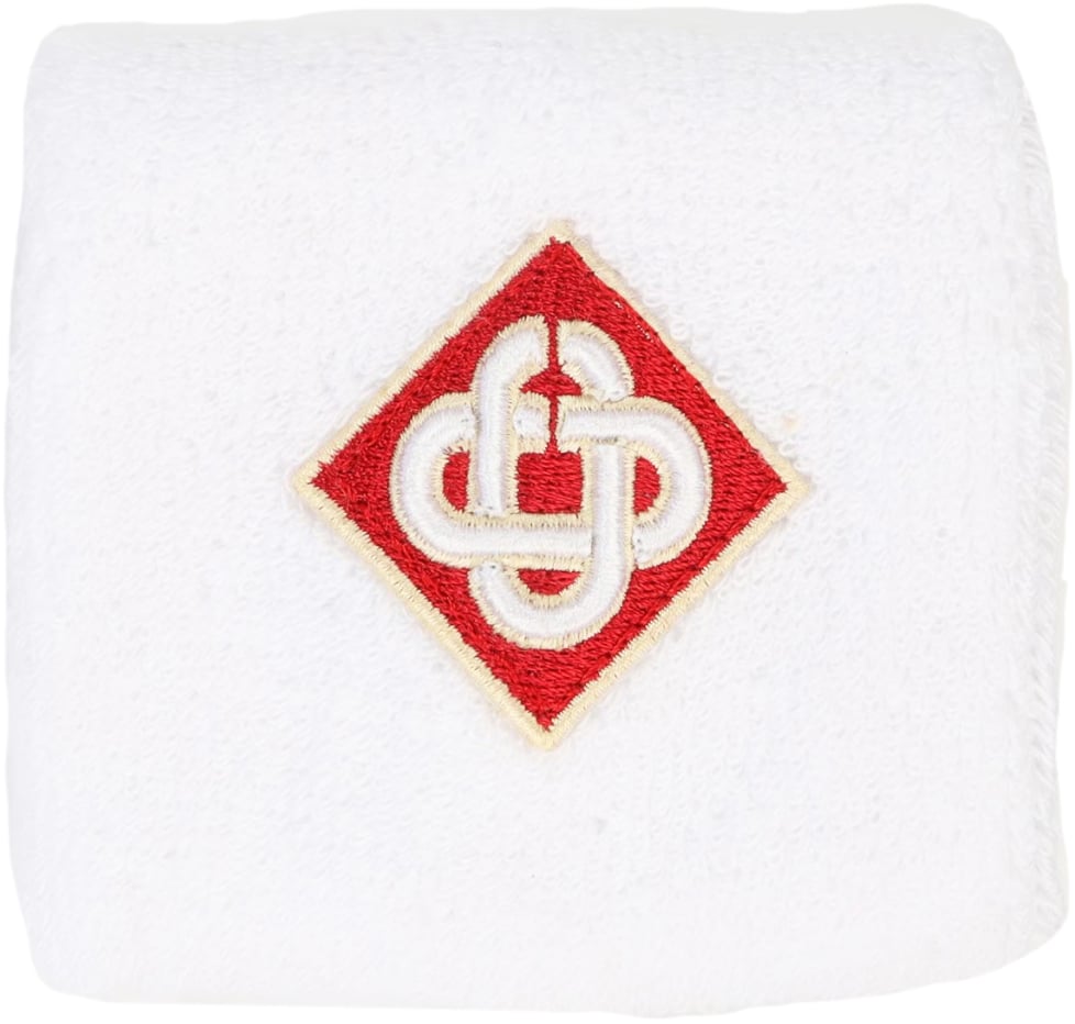 Casablanca Red Diamond Logo Waistband Cuffs Wit