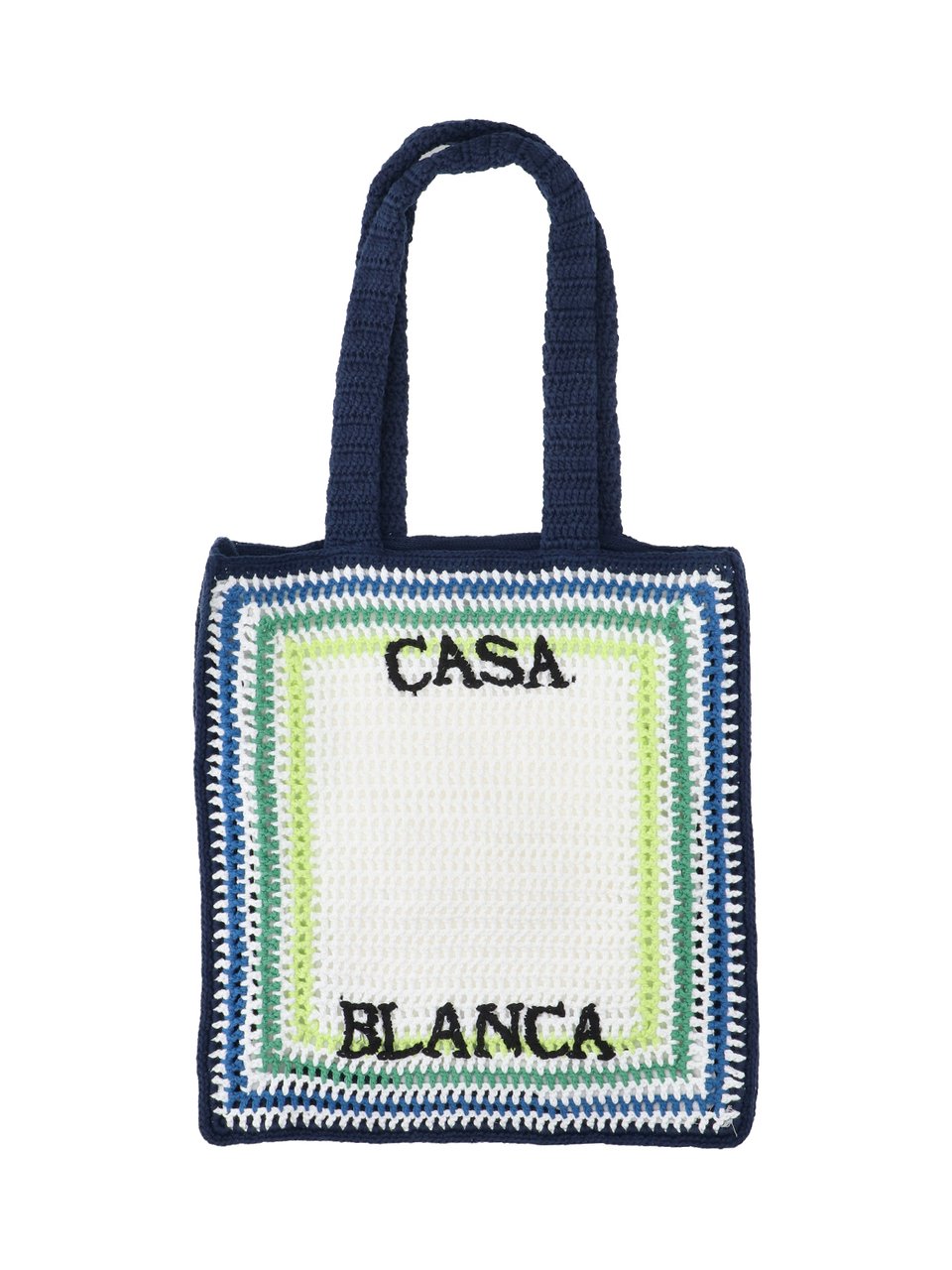 Casablanca Logo Tote Bag – White Wit