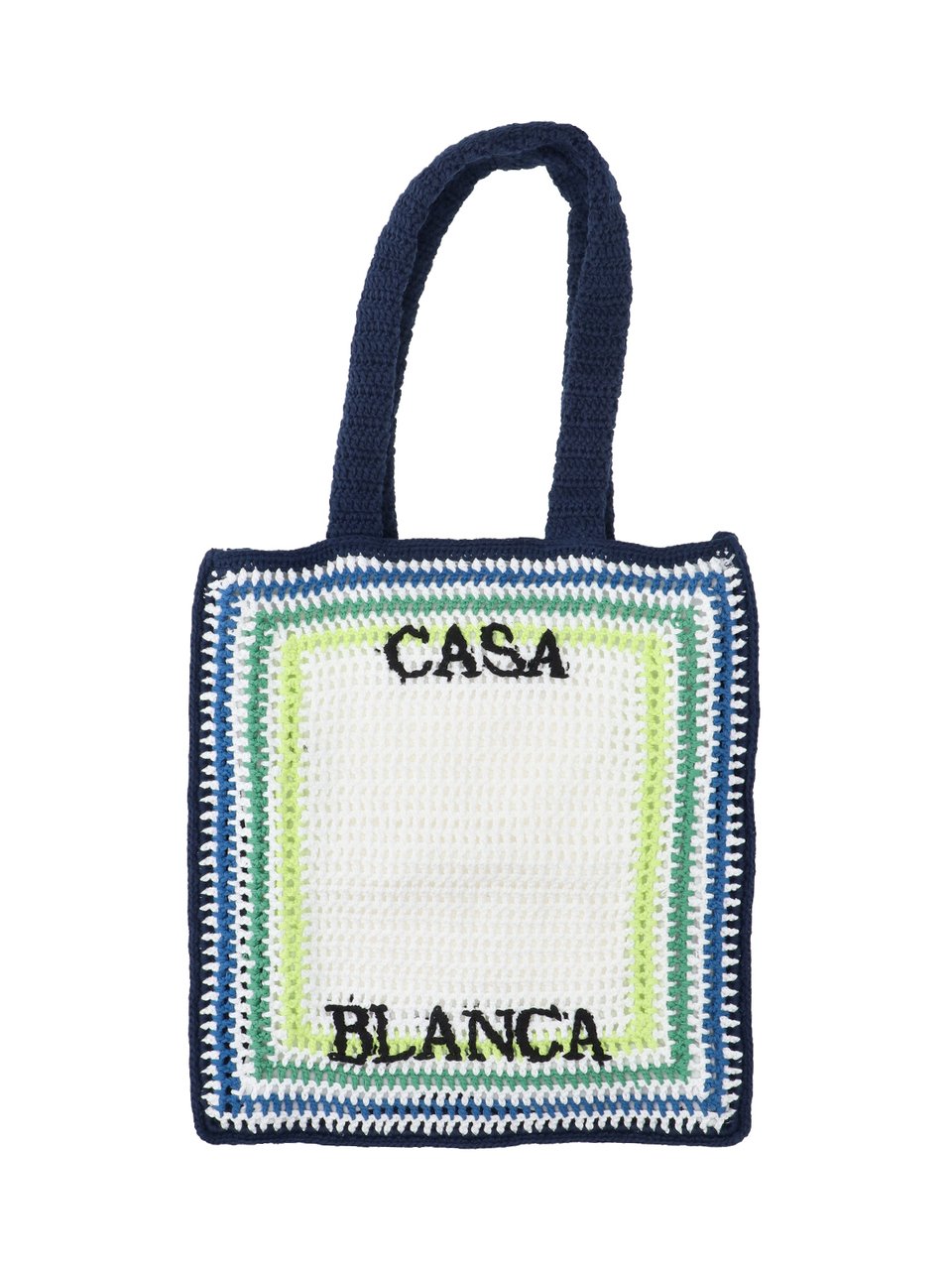 Casablanca Logo Tote Bag – White Wit