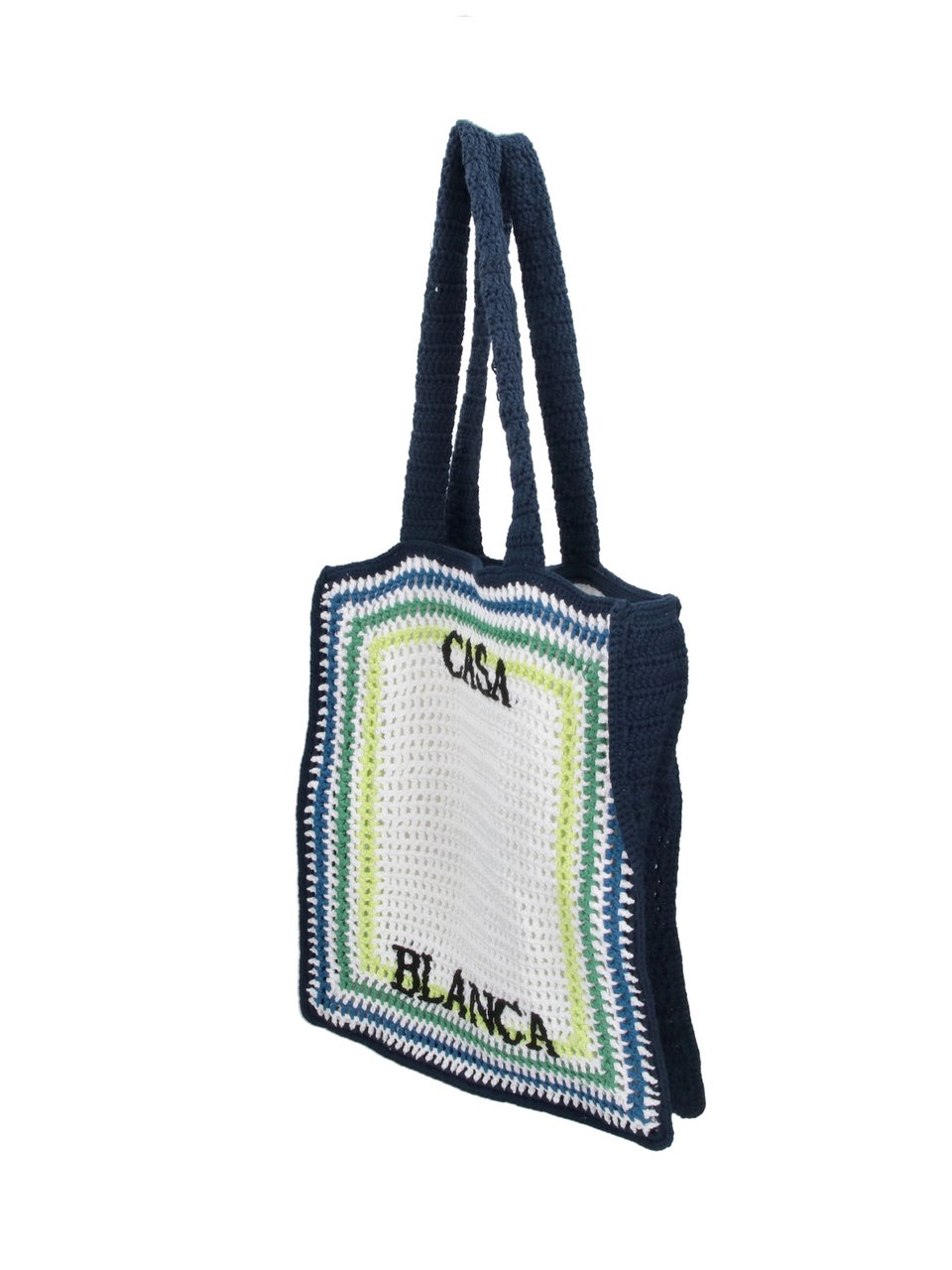 Casablanca Logo Tote Bag – White Wit