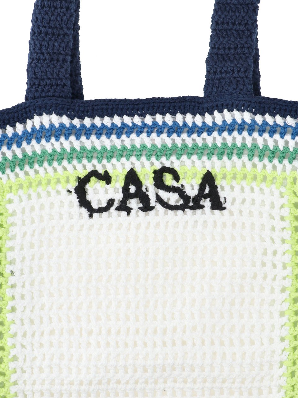 Casablanca Logo Tote Bag – White Wit