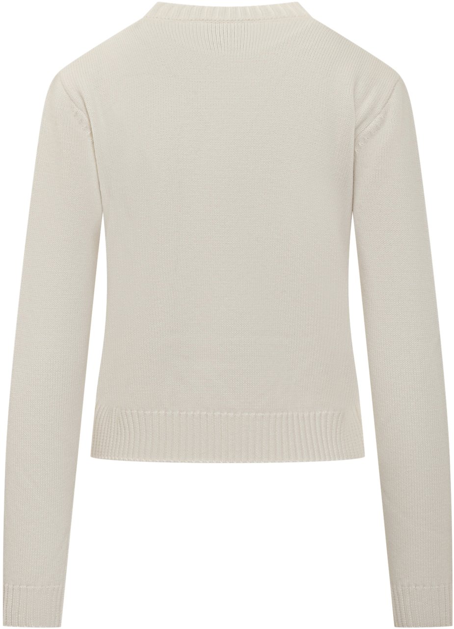 Casablanca Casablanca Maglione Bianco con Ricamo Tennis Club Wit