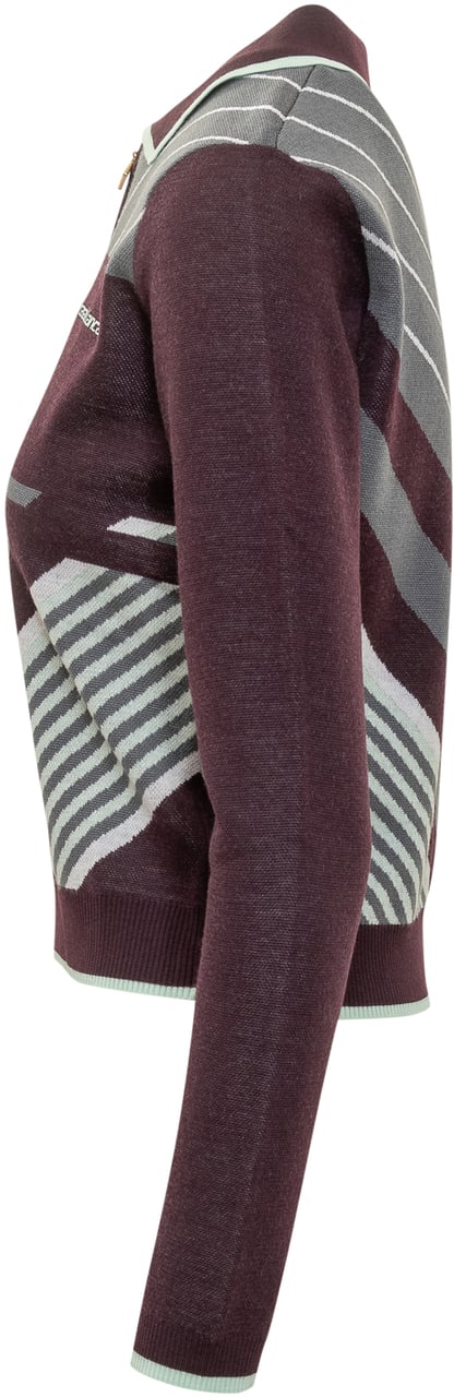 Casablanca Casablanca Polo in Maglia con Zip Divers