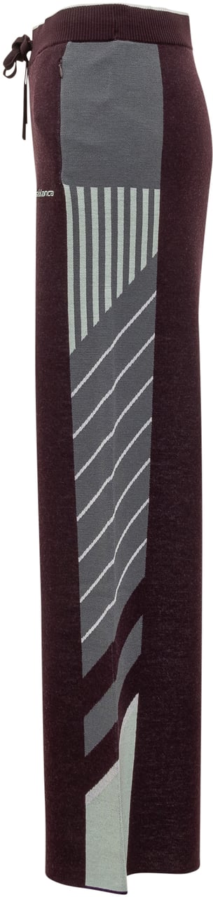 Casablanca Casablanca Pantaloni a Gamba Larga con Dettagli Grafici Rood