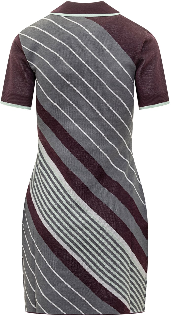 Casablanca Casablanca Abito Polo Corto a Righe Bicolore Divers