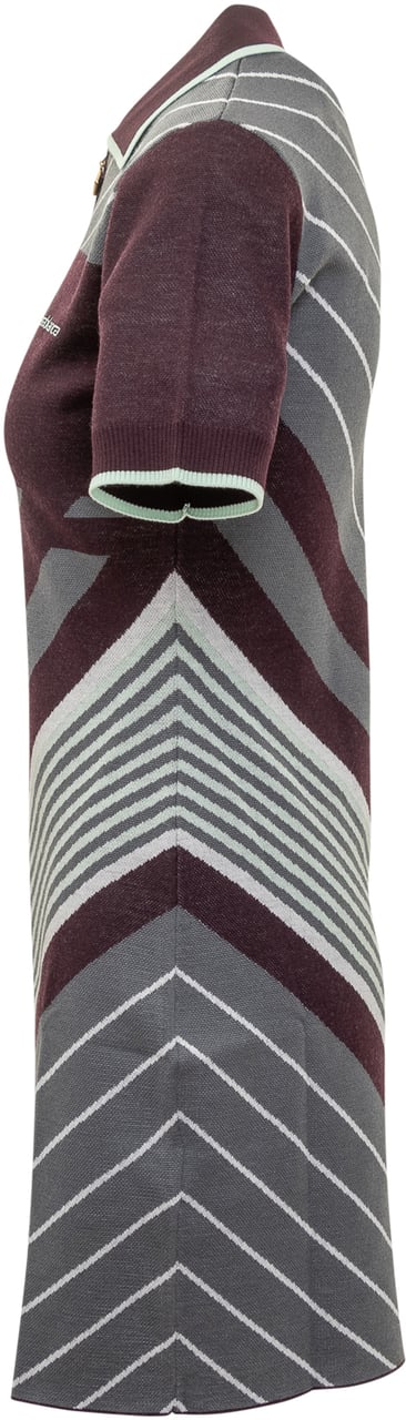 Casablanca Casablanca Abito Polo Corto a Righe Bicolore Divers