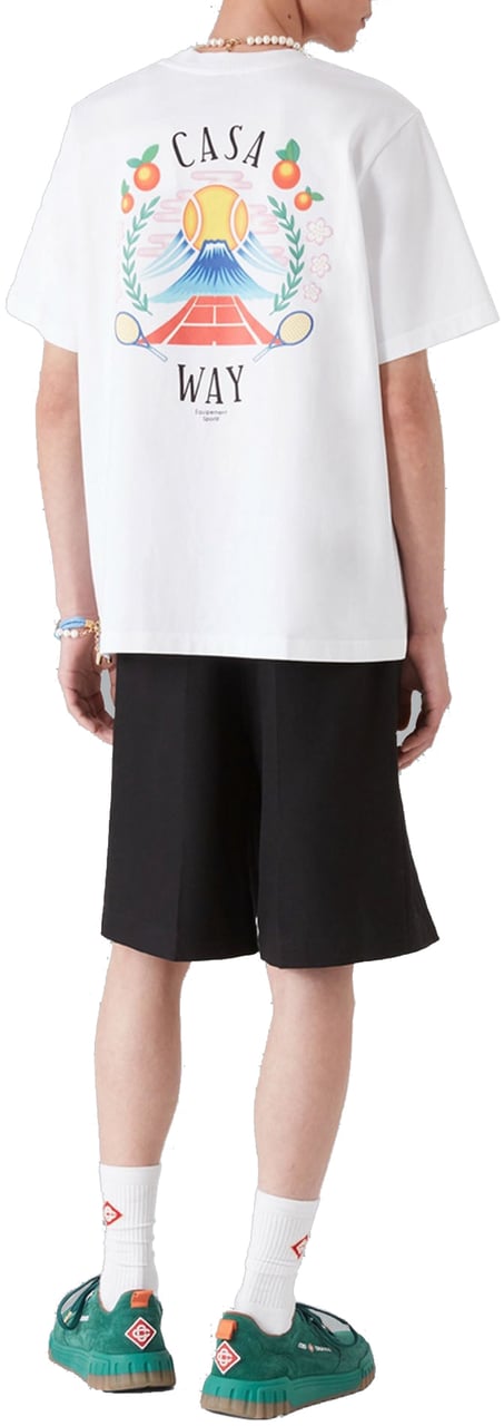 Casablanca Casa Way Mountain T-Shirt white Wit