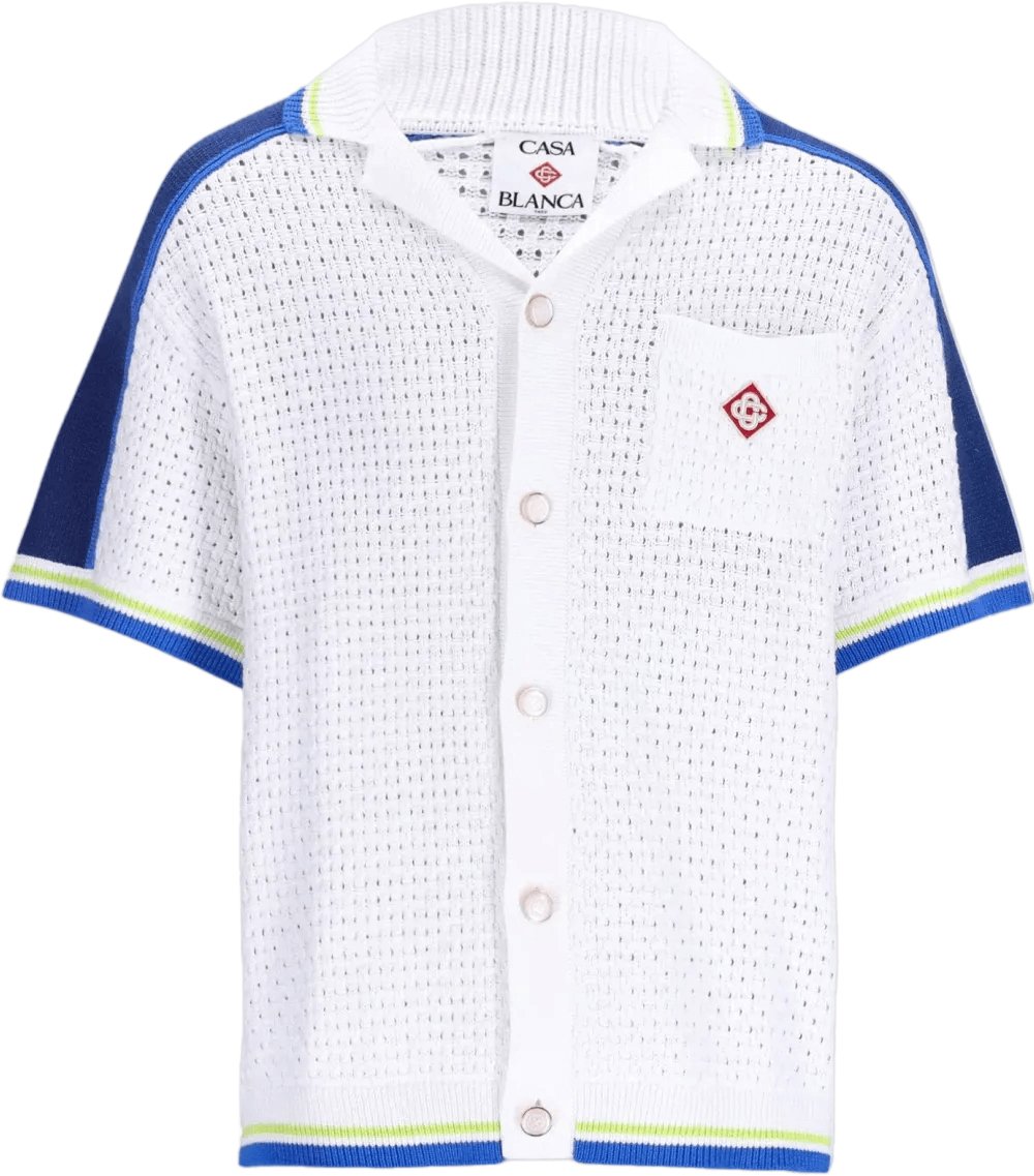 Casablanca Gehaakt shirt Wit